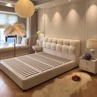 Technologie, Chambre principale, Lit, Tissu, Art, Flanelle, Lit de rangement, Moderne, Double, Testiera Letto Matrimoniale, Accessoires pour la maison 2