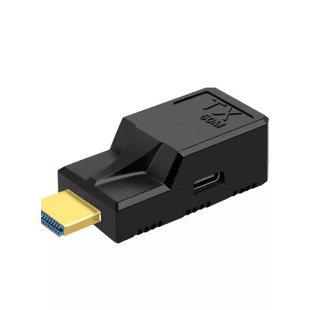 

Новый мини-удлинитель HDMI высокой четкости 60 м HDMI к RJ45 сетевой порт прием и передача преобразователь Plug And Play