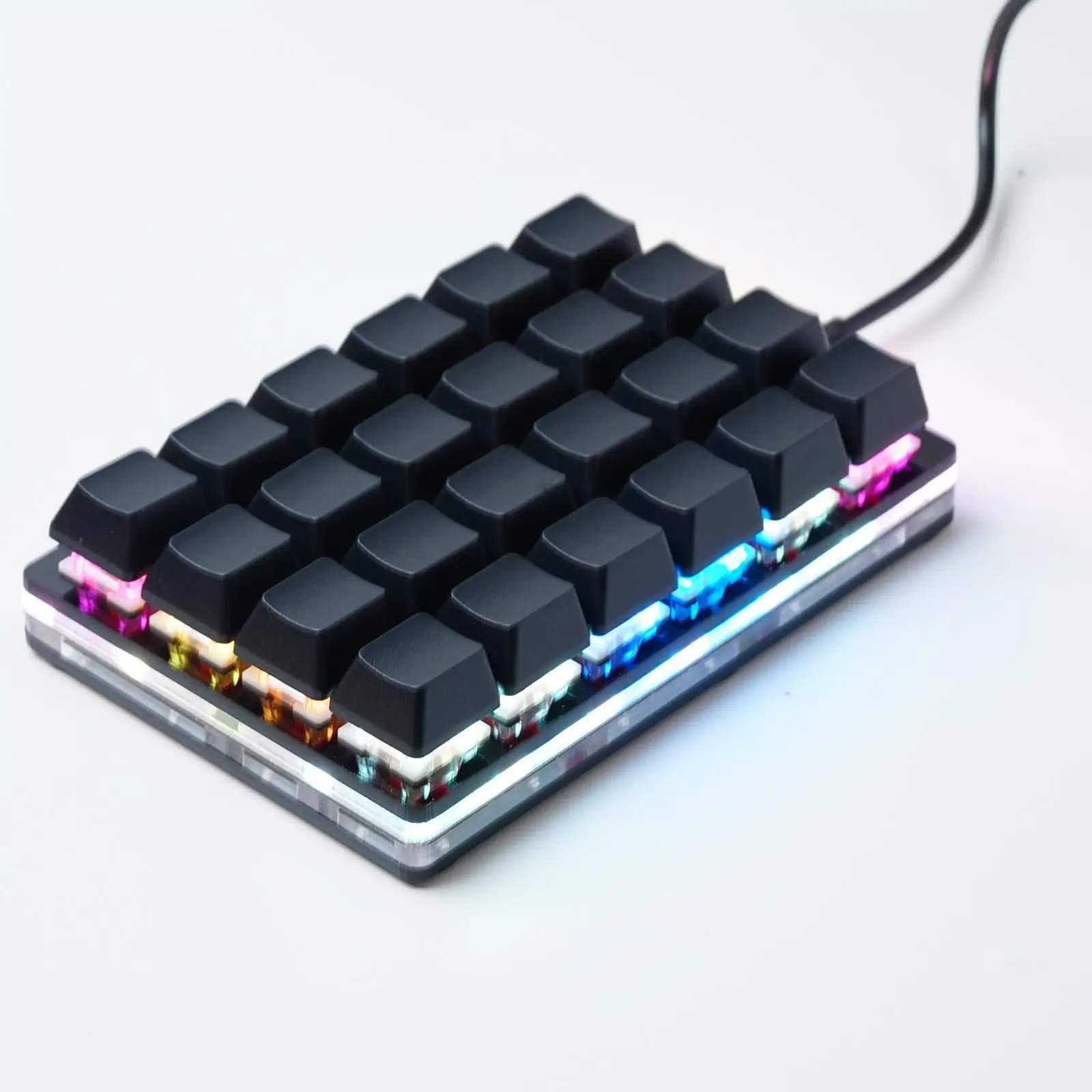 Mini-Black-24-Key-Mechanical-Keyboard-2-5-9-16-Key-Gaming-Keyboard-Sayo ...