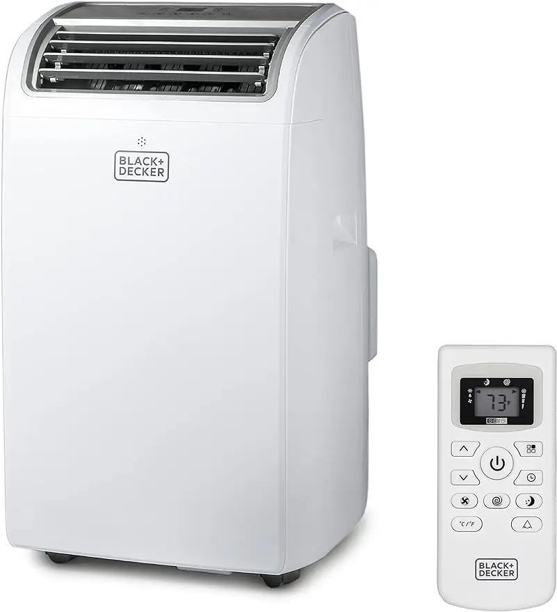

BLACK+DECKER Air Conditioner, 14,000 BTU Air Conditioner Portable for Room up to 700 Sq. Ft. with Remote Control, White