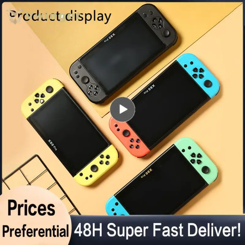 

Интерактивная ностальгическая портативная игровая консоль, безопасная и практичная игровая консоль, легко носить с собой, цикл зарядки, высокое качество, Веселитесь