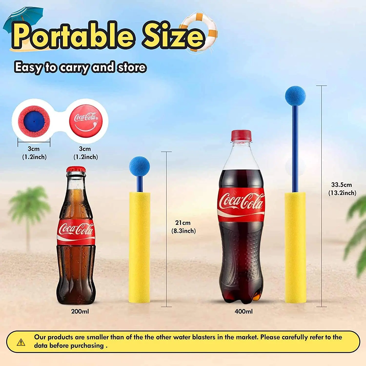 1pcs Mini EVA Form Water Guns Funny Summer Beach Water Fun Toys For Kids Gift Portable Interactive Spray Toy
