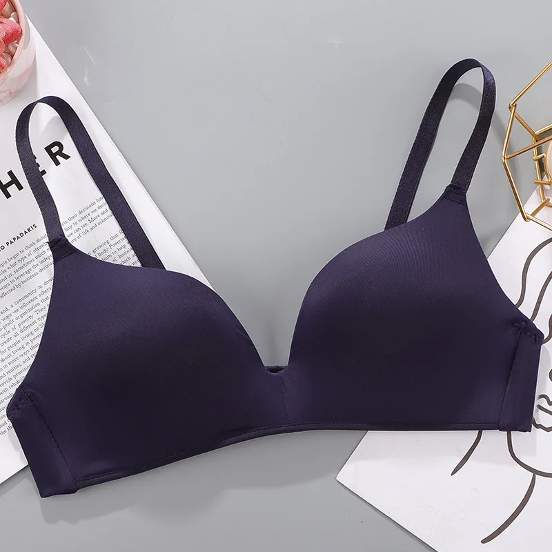 Seamless Push Up Bra - Wire Free, Breathable Women's Bra With Adjustable Straps