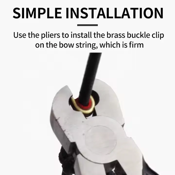 Archery Bow String Nocking Clips - Durable Buckle Clips