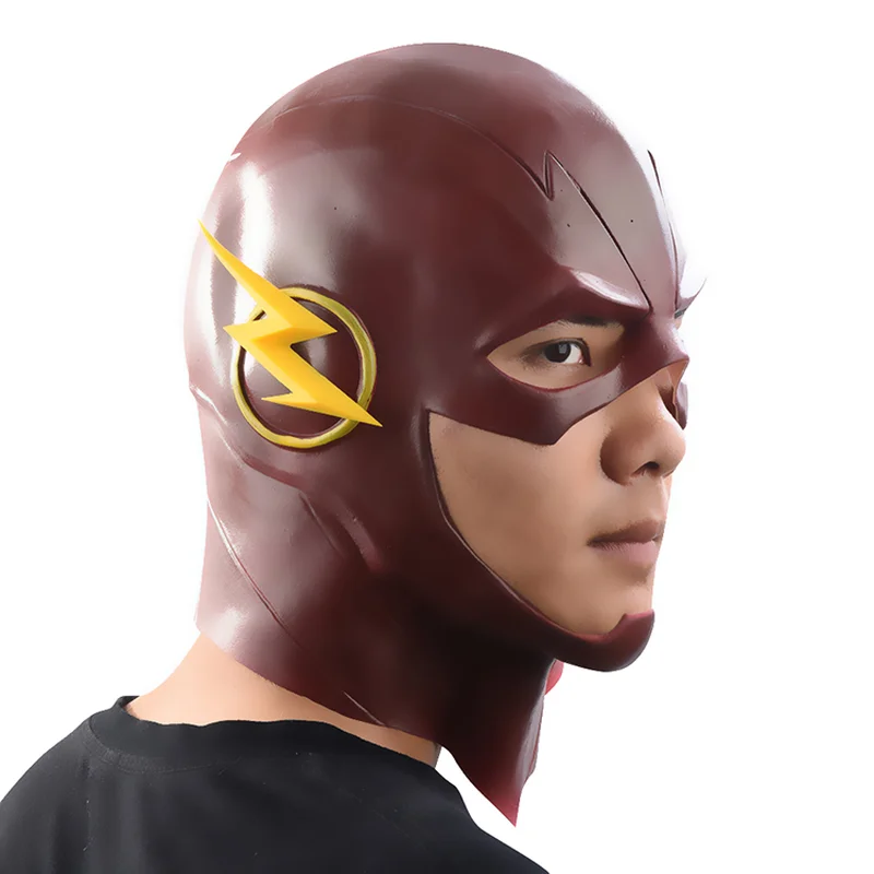 

The Flash mask halloween masquerade party cosplay Movie Superhero masks mascaras de latex realista carnaval mascara careta maske