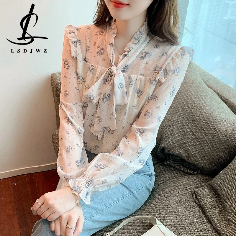 

Женские блузки, женская рубашка, Топ с длинным рукавом, модная женская блузка, женская одежда 2023, корейские стильные рубашки и блузки, роскошные