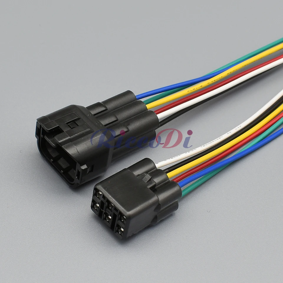 2 Pairs 6Pin Motorfietsen Verzegelde Elektrische Connectoren 6189-6171 2 Pairs 6Pin Motorfietsen Verzegelde Elektrische Connectoren 6189-6171