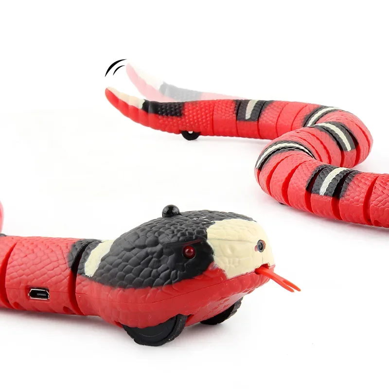 Remote Controlled Sensing Reptile Toy Prank Snakes Funny Gadget Realistic Moving Eyes Snake Design Plastic Toy from Mainland Chi
