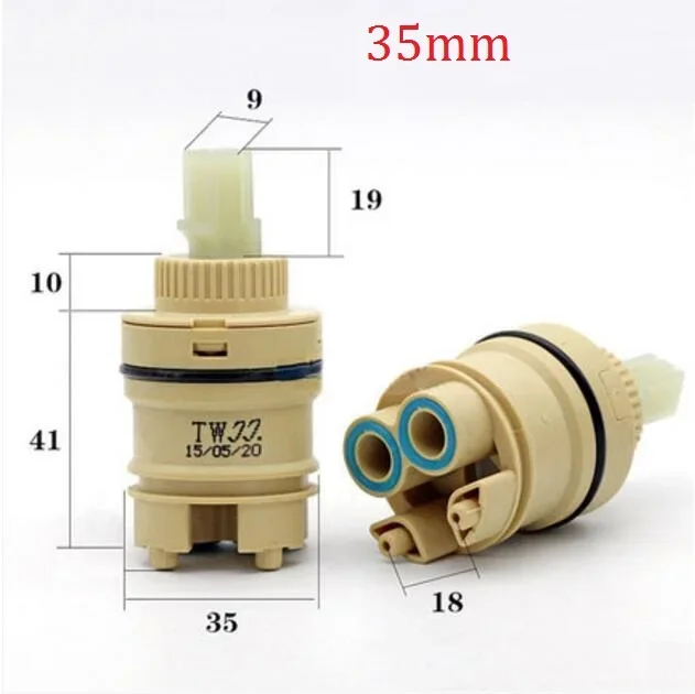 MTTUZK and retail ceramic spool faucet accessories 25/35/40mm hot and cold water valve Faucet Cartridge