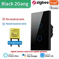 Zigbee Black 2Gang