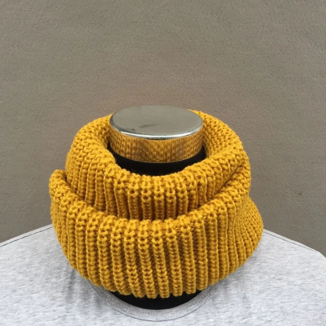 13 Colors Baby Knitted Scarf Solid Ruffle Neck Warmer Girls Kids Accessories Collar Circle Outdoor Winter Warm Scarves