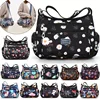 Lightweight Nylon Crossbody Bags for Women Multi-Pattern Shoulder Purses for Daily, Travel Casual Outings with Adjustable Straps