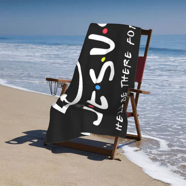 Jézus Halak Szuper Puha Mikroszálas Tengerparti Fürdő Törülköző Gyors Száraz Keresztény Krisztus Fürdőszoba Jóga Törölközők - Image 5