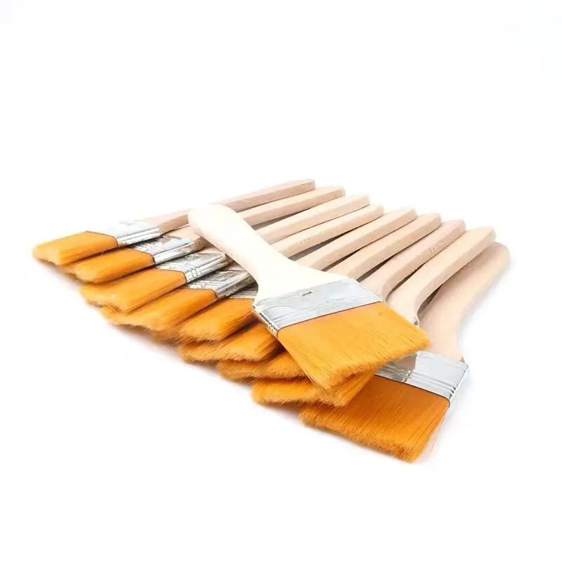 Nylon Paint Brush 1PC Different Size For Acrylic Oil Painting School Art Supplies