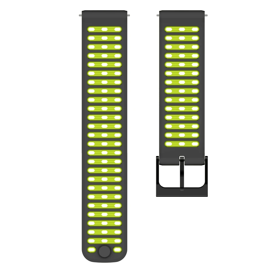 Premium 22mm Silicone Replacement Watch Strap - Durable Bracelet Wristband