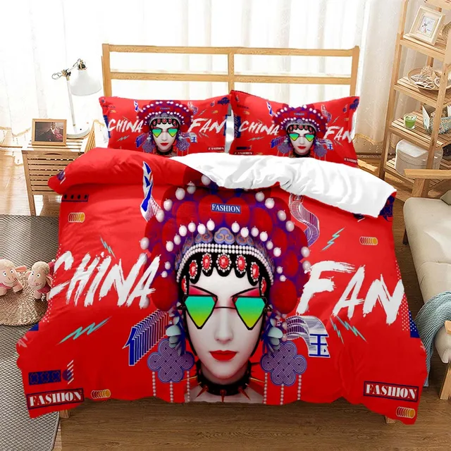 Upgrade your bedroom with the Traditional Opera Personalized Fashion Printed Bedding Set