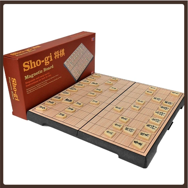 Japanese Shogi Chess Folding Magnetic Board Shogi Chess Japanese Xiangqi  with Drawers and Traditional Playing Pieces - AliExpress