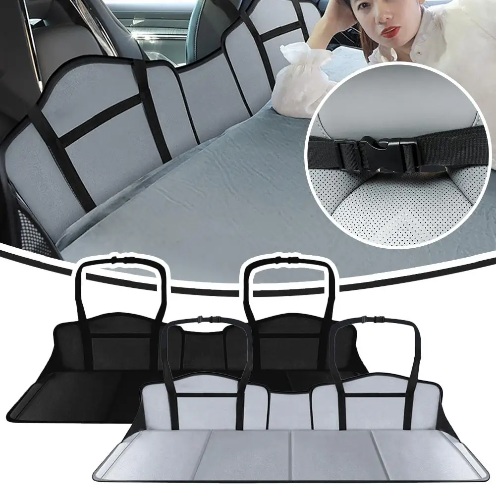 Car Camping Bed Pad Foldable Travel Mattress Non Inflatable Car Extra Long Mattress Universal For Tesla Model Y/3 Ford Honda Mat