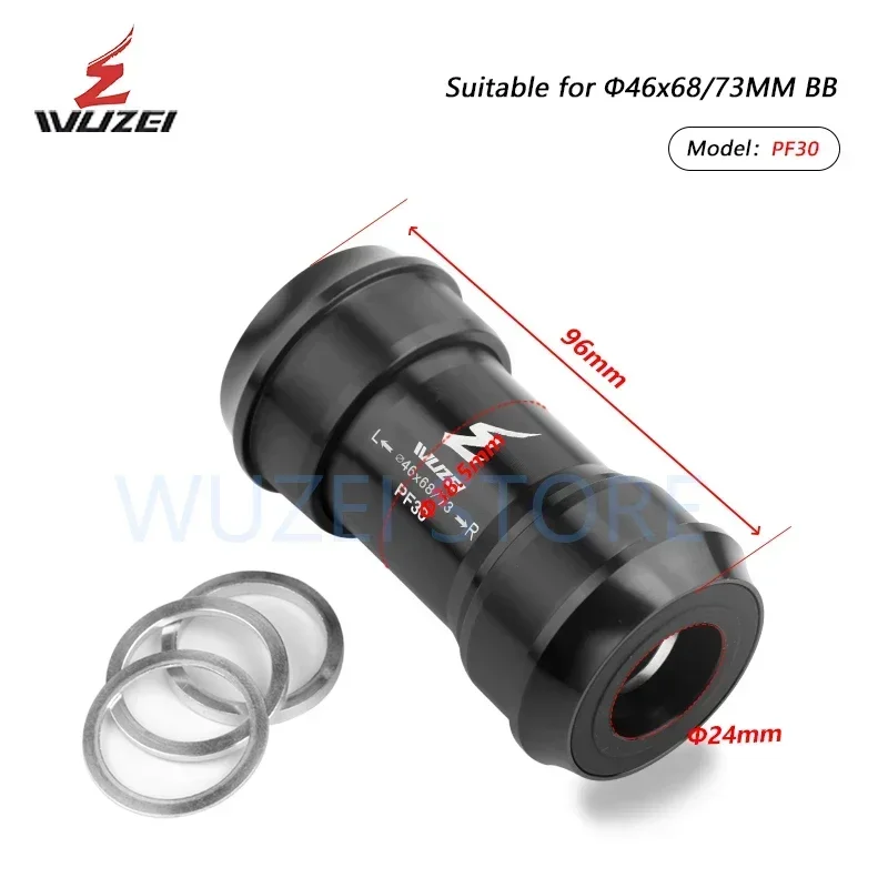 Sealed Bearing BB30 BB386 BB91 PF30 DUB 24/29mm MTB Mountain ROAD Bicycle Press-in Thread Bottom Bracket BB Axis For SRAM