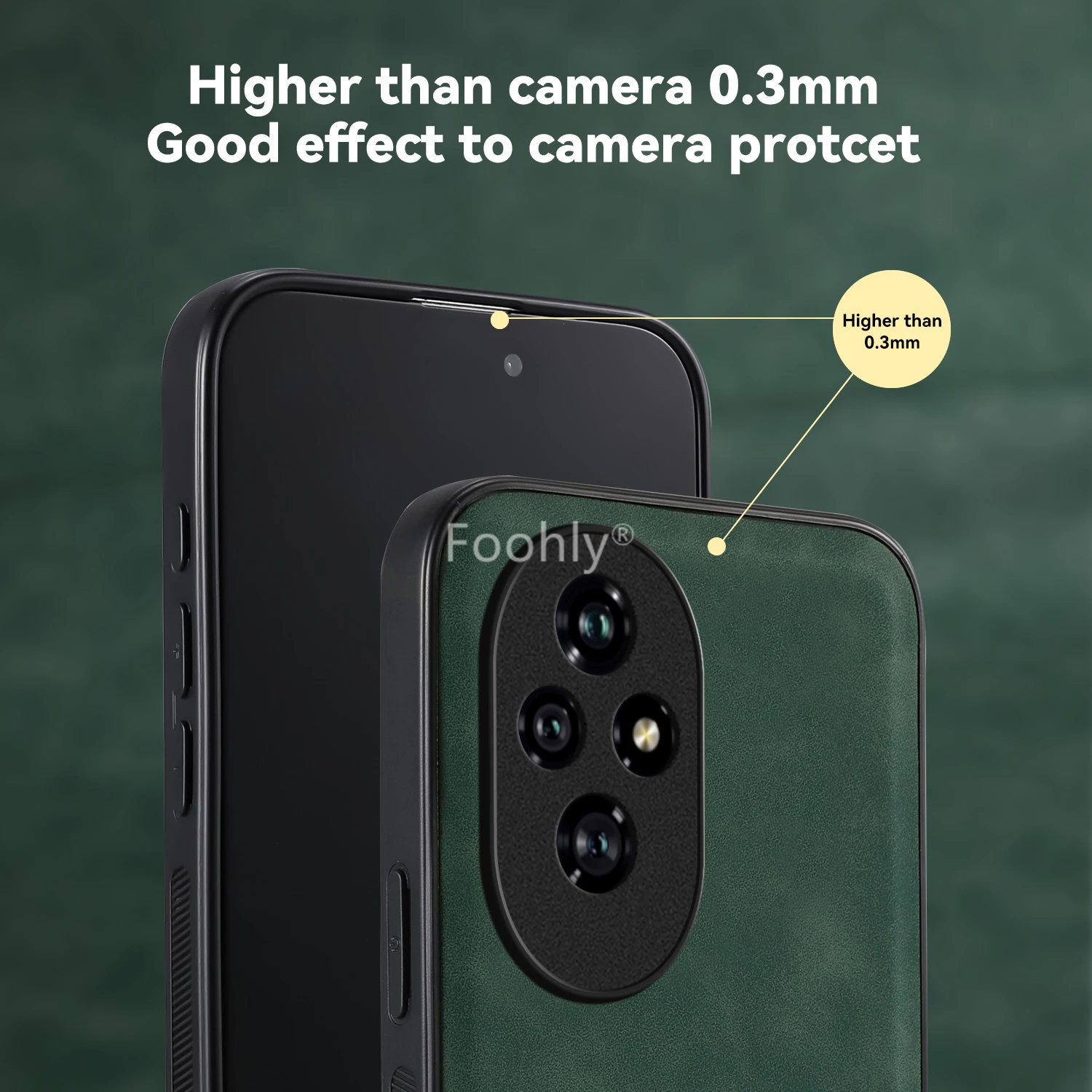 Nubuck Leather Shockproof Magnetic Phone Case - Smart Protective Back Cover