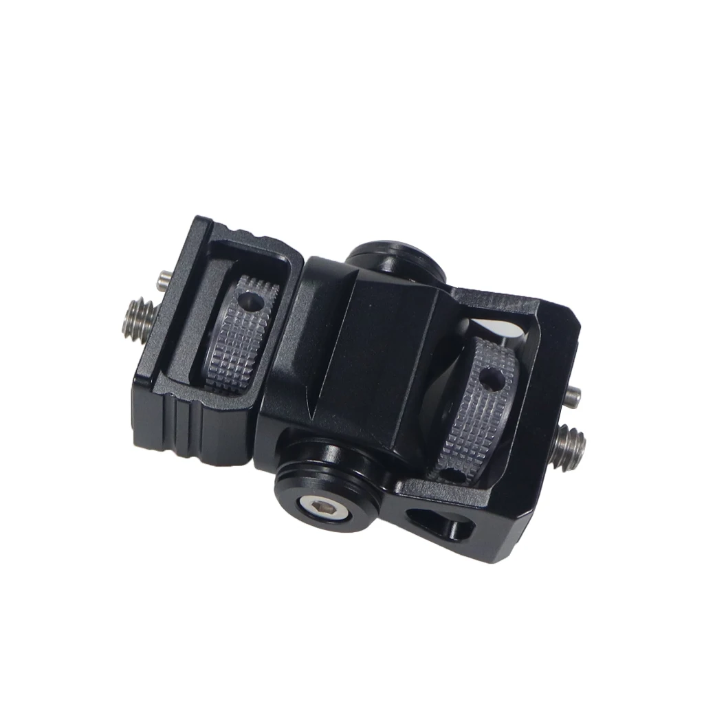 Monitor EVF Mount Adjustable 1/4" to 3/8" 1/4 to 1/4 Screw with ARRI Locating Pins for DSLR Camera Video Microphone Flash Light