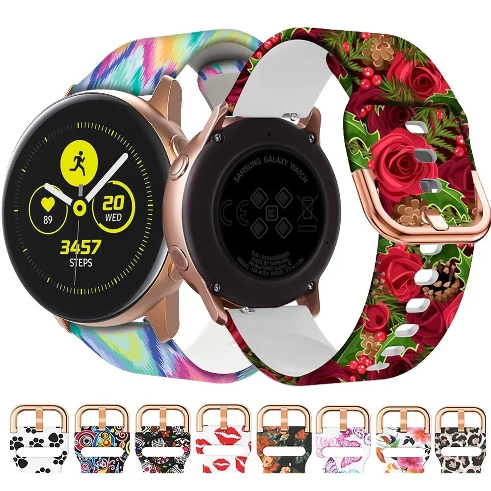 Transparent 20mm Soft Silicone Watch Strap