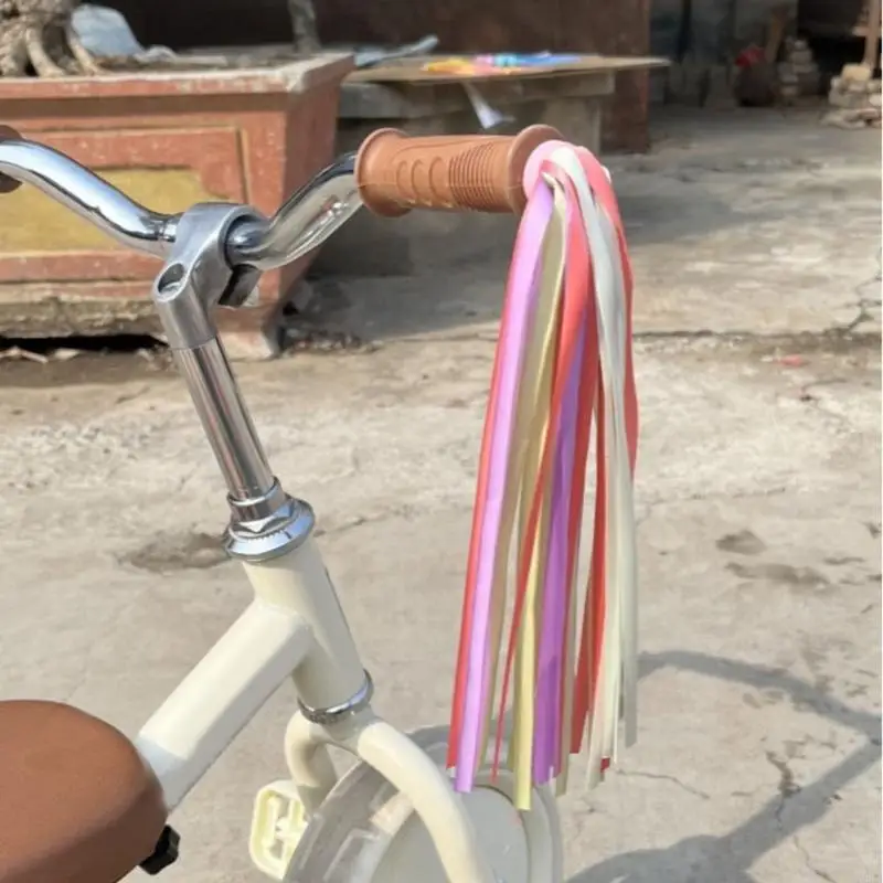 1pair Children Bicycles Coloured Ribbon Decoration Handlebar Tassels Outdoor Cycling Accessories bicycle accessories