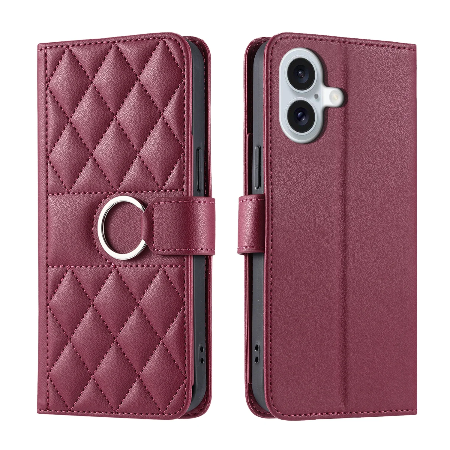 Elegant PU Leather Flip Wallet Phone Case Cover