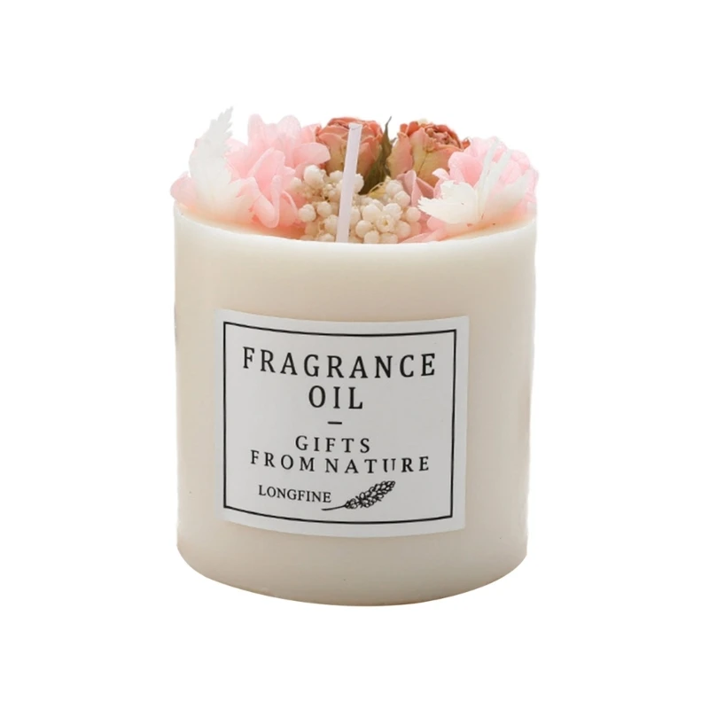 

Свеча для ароматерапии с вечным цветком для женщин, ванна, йога, сон, ароматическая свеча с натуральным эфирным маслом, подарок