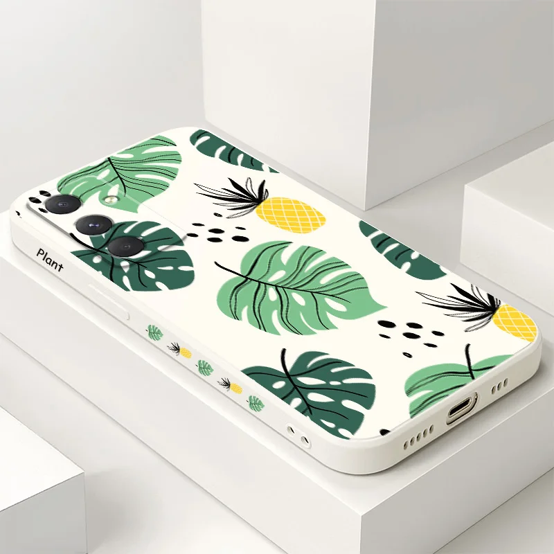 Tropical Pineapple Leaves Phone Case