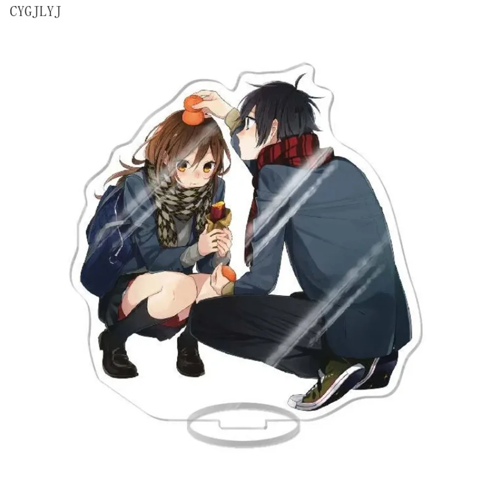 15CM Hot Anime Horimiya Acryl Stand Modell Platte Sammlung Miyamura Izumi Hori Kyoko Figur Cosplay Standee Schreibtisch Dekor Serie – Detail 2