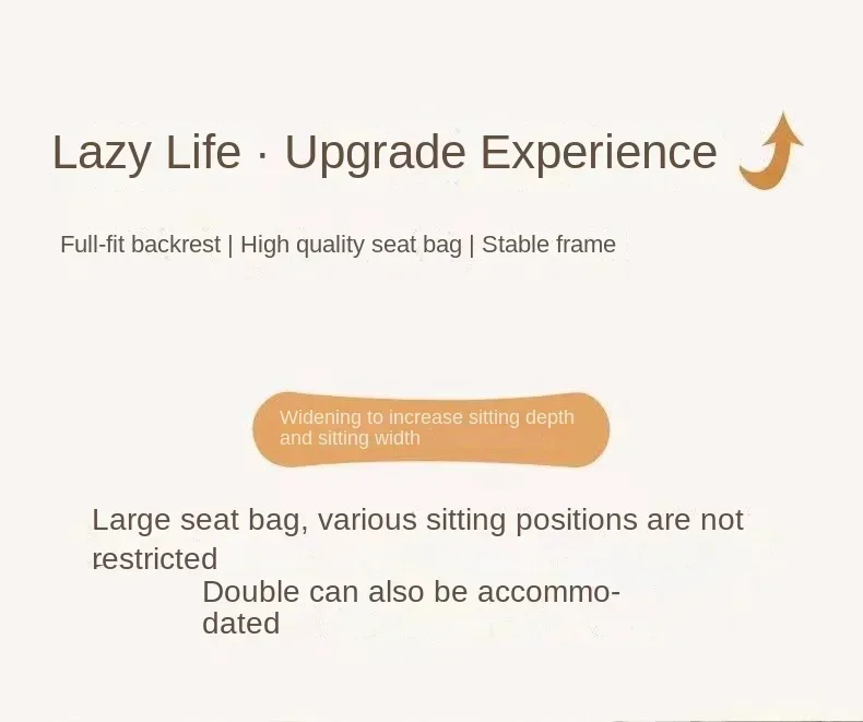 Description Picture 5 of itemRocking chair recliner adult balcony home leisure lazy sofa living room single sofa Internet celebrity rocking chair