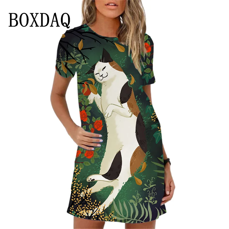 chinese dress ladies FUNNY KINDA GIRL DRESS – Nostalchicks main image 1