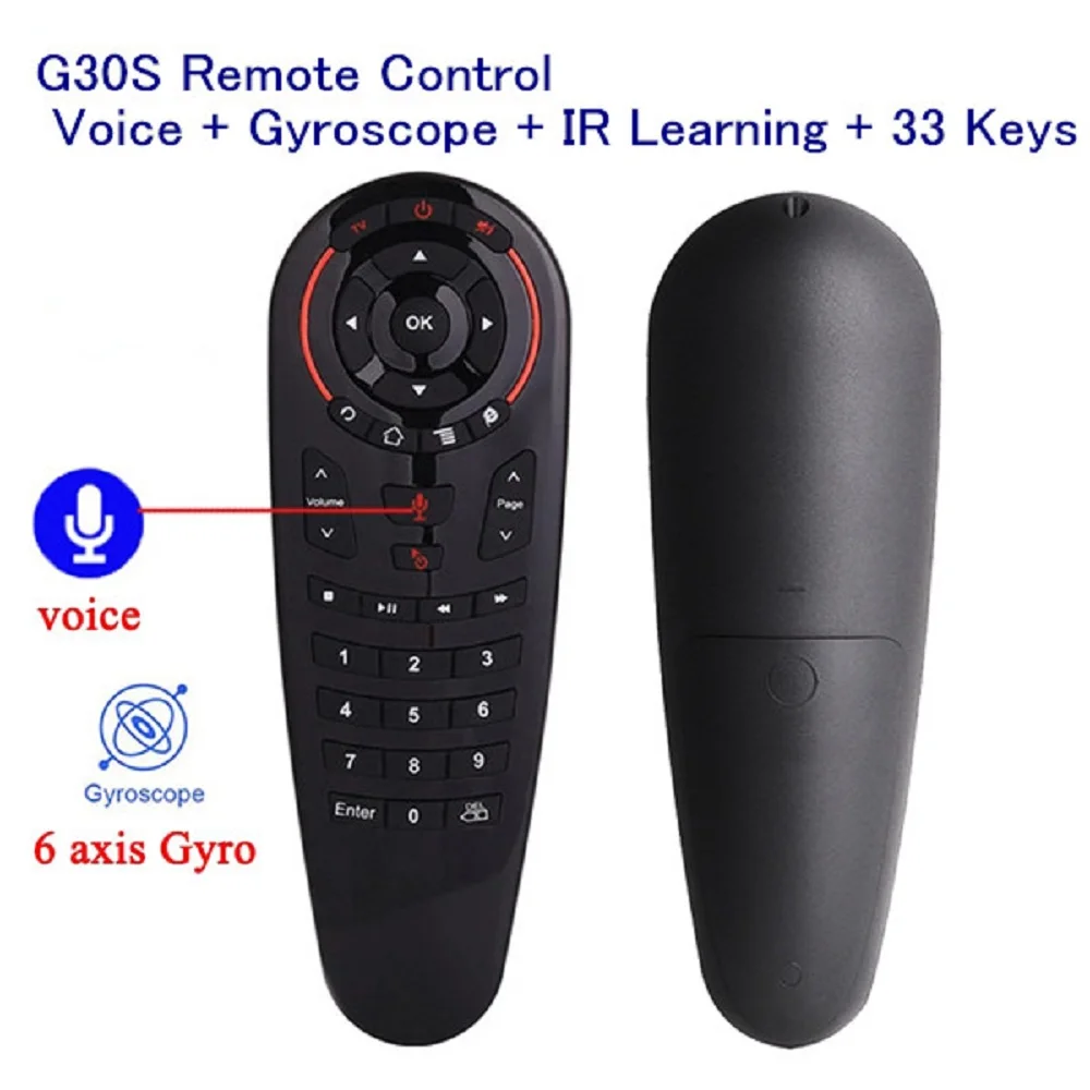 Wireless Voice Remote Control G50S G30S Air Mouse G10S G20S PRO BT