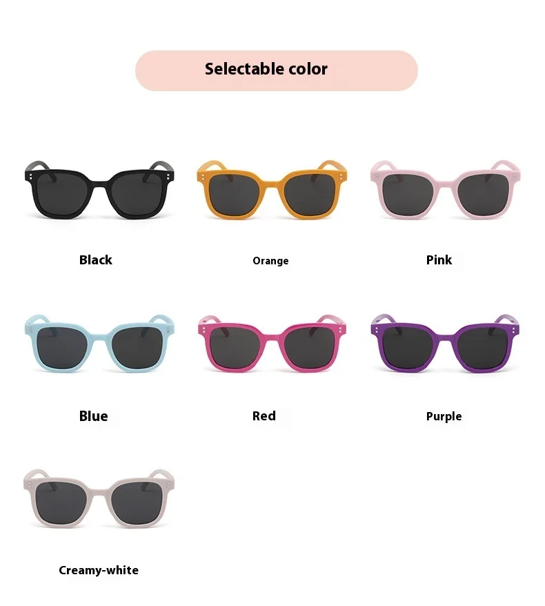 2025, neuer Kindermodetrend, 3–12 Jahre alte, UV-beständige Sonnenbrille für Jungen und Mädchen – Detail 10
