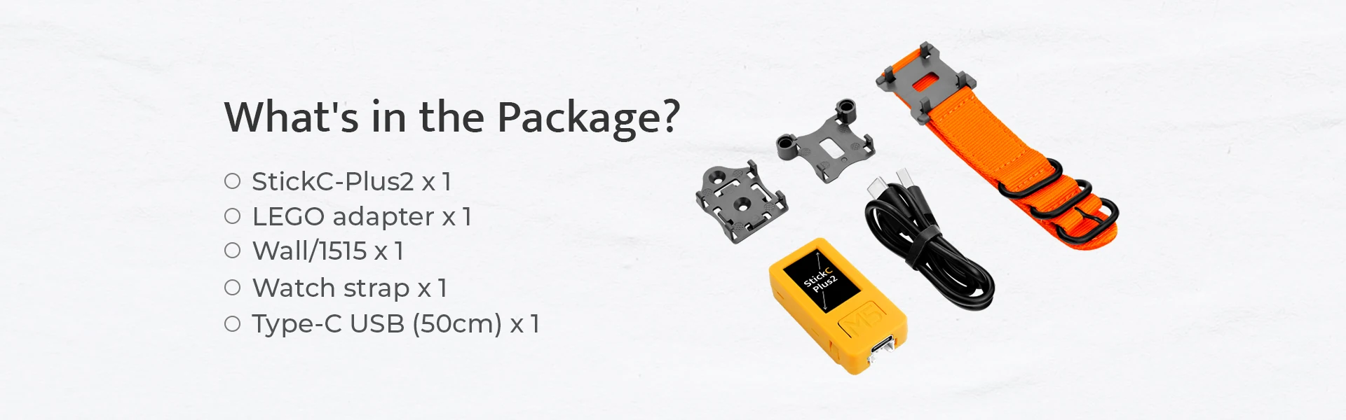 Official M5StickC PLUS2 with Watch Accessories ESP32 Mini IoT Development Kit