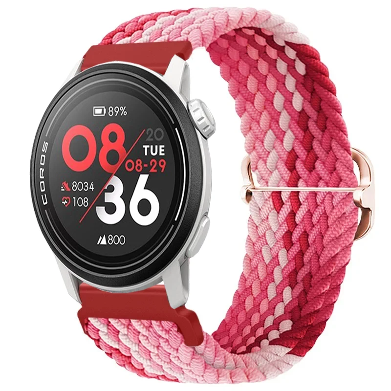 Soft Nylon Braided Breathable Watch Strap - 20mm/22mm Adjustable Bracelet