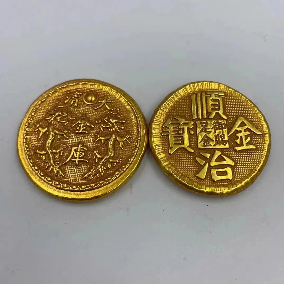 乾陸通宝　中国満州文字　清朝銭　鋳造銅銭　ハンドメイド　100枚束　A271 乾陸通宝 中国満州文字 清朝銭 鋳造銅銭 ハンドメイド 100枚束