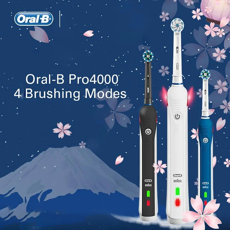 OralBPro4000ElectricToothbrush3DSmartDentalBrushOralCare