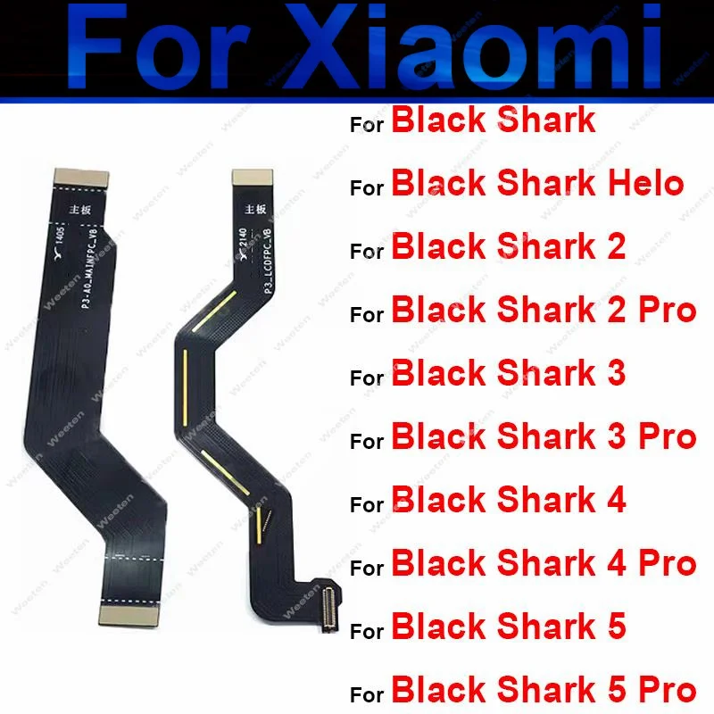 Display Lcd Mainboard Flex Cable Per Xiaomi Black Shark Blackshark Helo 2 3 4 5 Pro Scheda Madre Lcd Screen Connector Flex Cable