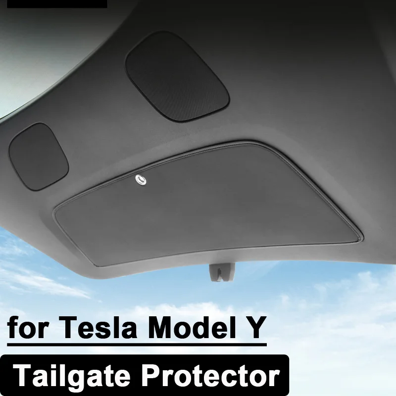

Car Trunk Tailgate Protection Pad For Tesla Model Y Trunk Leather Protective Anti-dirty Pad ModelY 2023 Interior Accessories