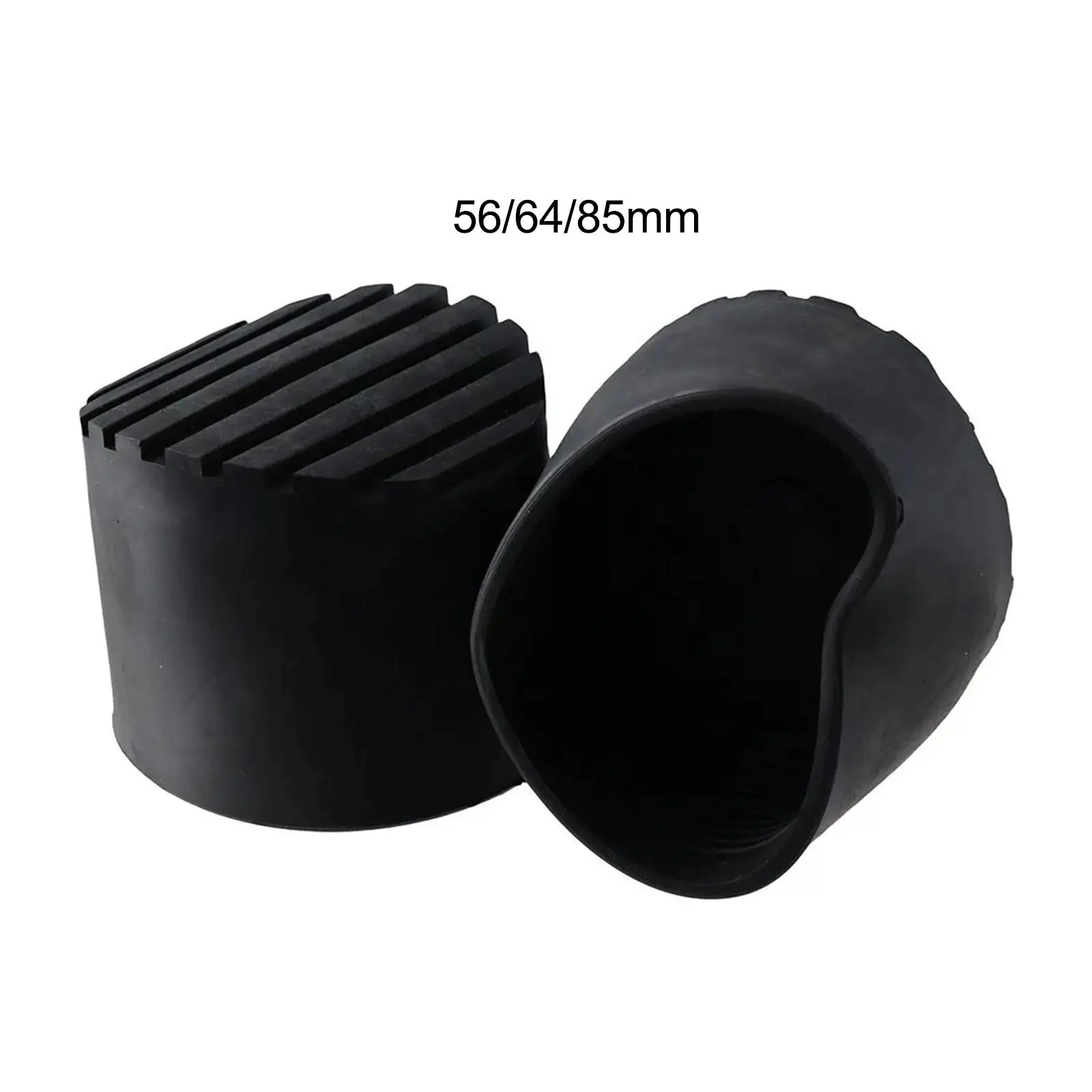 Telescopic Ladder Feet Pad Rubber Cover Black Flexible Floor Protection Spare ladder feet covers
