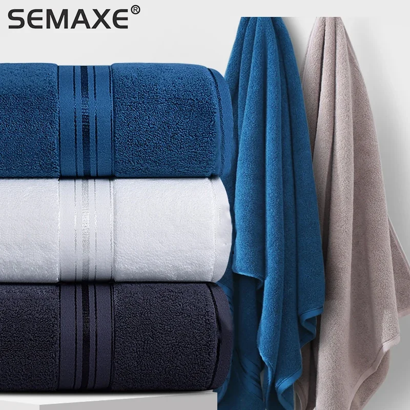 Bath Towel Household 100*185cm Larger Cotton Towel Absorbent Thicker Male and Female Couples Soft Towels Bathroom bath towel