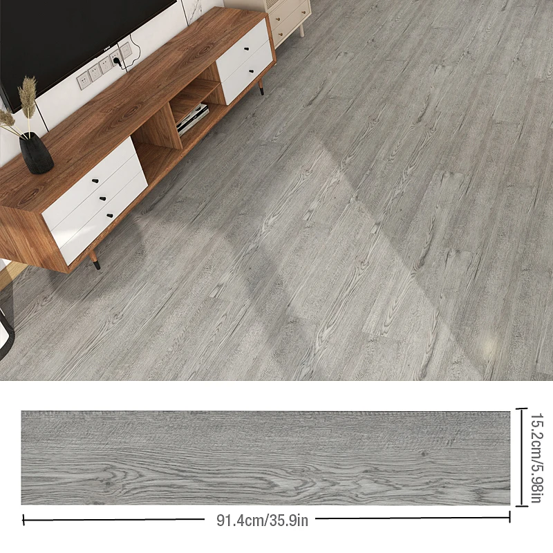 Thick 3D Wood Grain Floor Sticker Waterproof Self-Adhesive Abrasion Resistant PVC tiles Bedroom Toilet Kitchen Home 