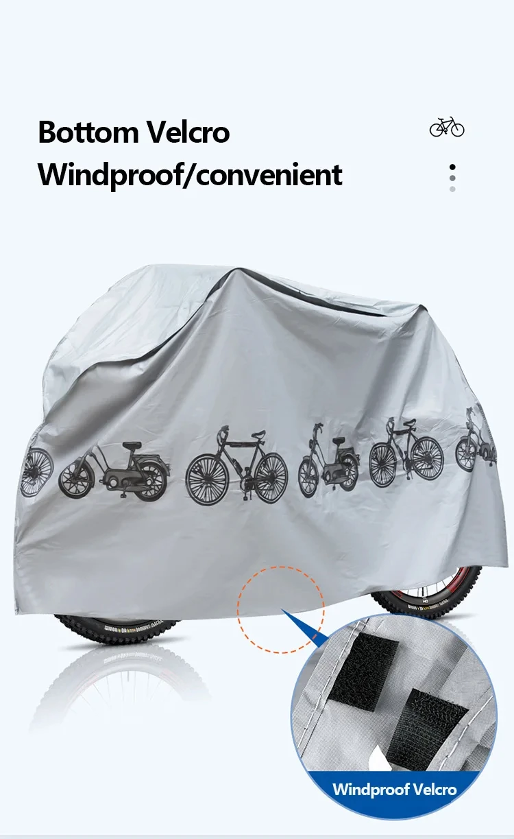 Bicycle Cover Motorcycle Rain Outdoor Protection Waterproof Dustproof Anti-UV MTB Bike All Seasons Bike Accessories
