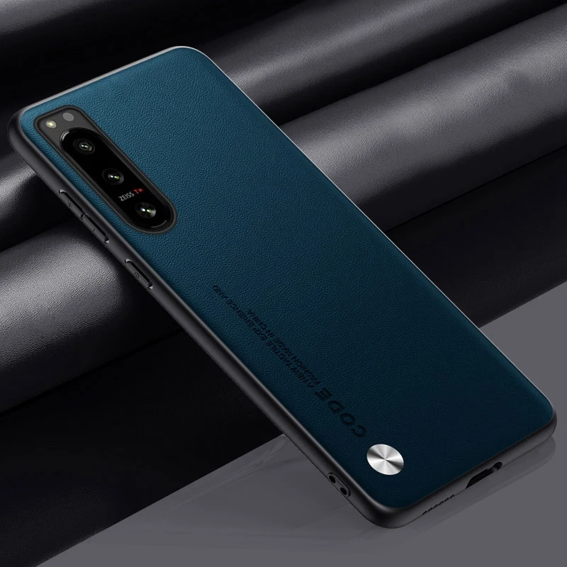 Luxury PU Leather Shockproof Phone Case - Full Protection Back Cover