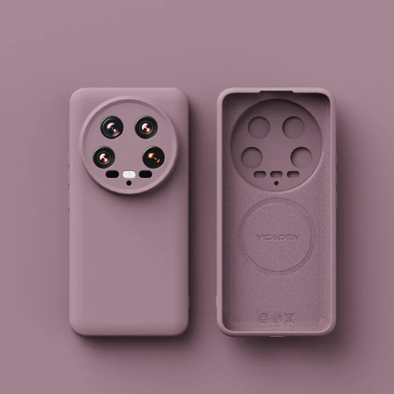 Premium Magnetic Liquid Silicone Shockproof Case with Matte Finish