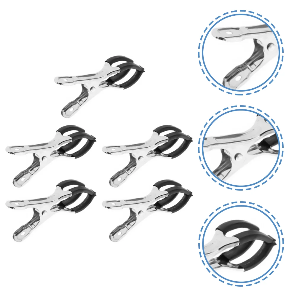 

5 Pcs Sax Spacer Clips Stainless Steel Flute Oboe Instrument Indentation Material Saxophone Maintenance Supply Clarinet Repair