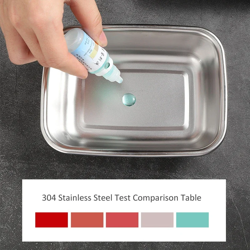 304 Stainless Steel Lunch Bento Box Sealed Leakproof Portable Food Storage Box Household Pickle Box Refrigerator Food Container - Image 4