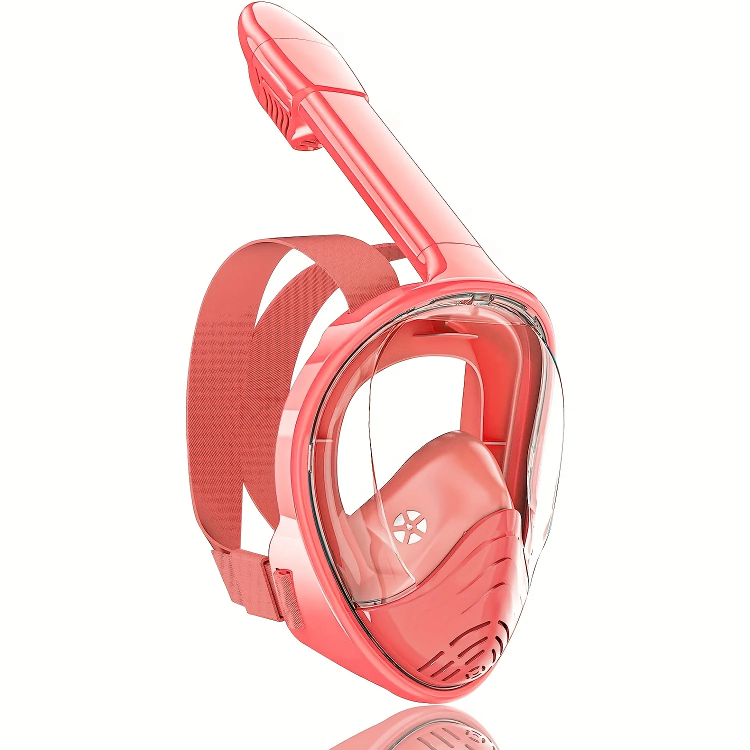 Máscara de snorkel para niños, antiniebla, a prueba de fugas, diseño de silicona suave, fácil de usar, máscara de buceo subacuática, cara completa 360 °   Panorámica